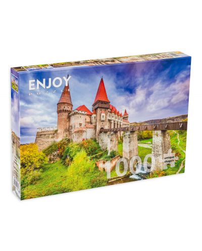Puzzle Enjoy de 1000 piese - Castelul Corvinilor, Hunedoara - 1